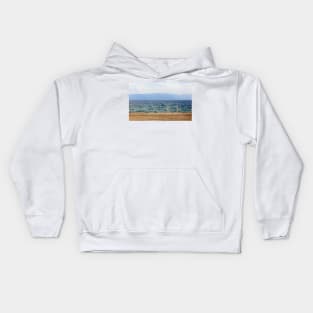 Blue-Ohrid Lake Kids Hoodie